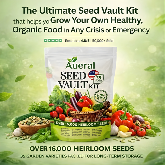 Aueral Vegetable Seed Vault (35 Pack)