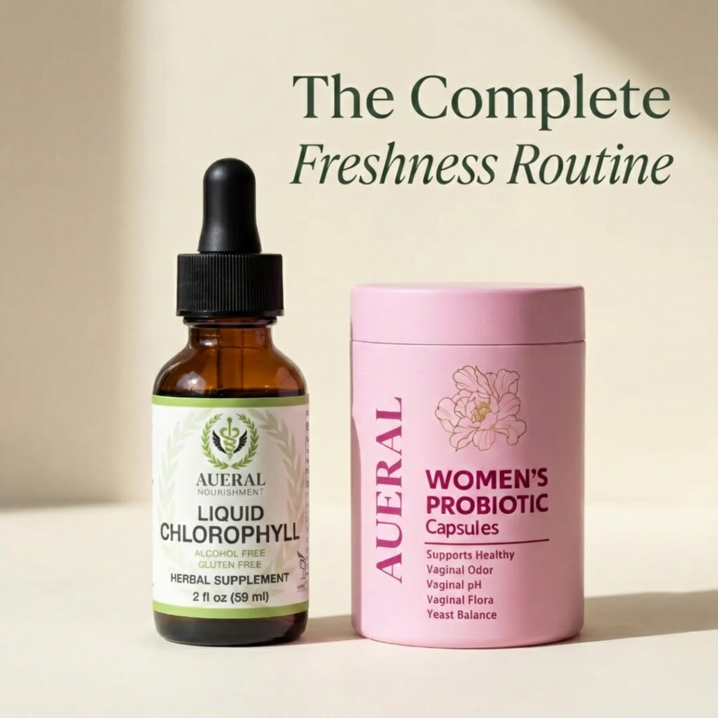 Aueral Flora - Probiotic for pH + odor support from within*