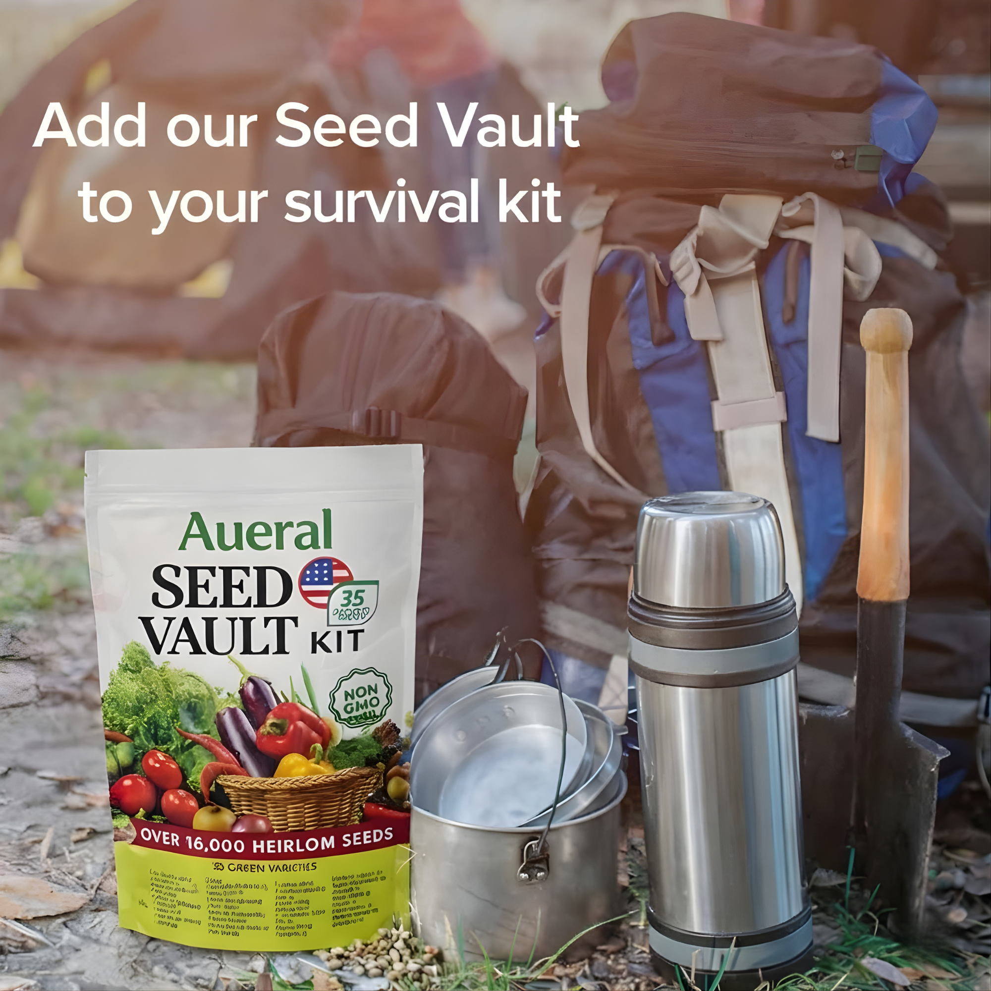 Aueral Vegetable Seed Vault (35 Pack)