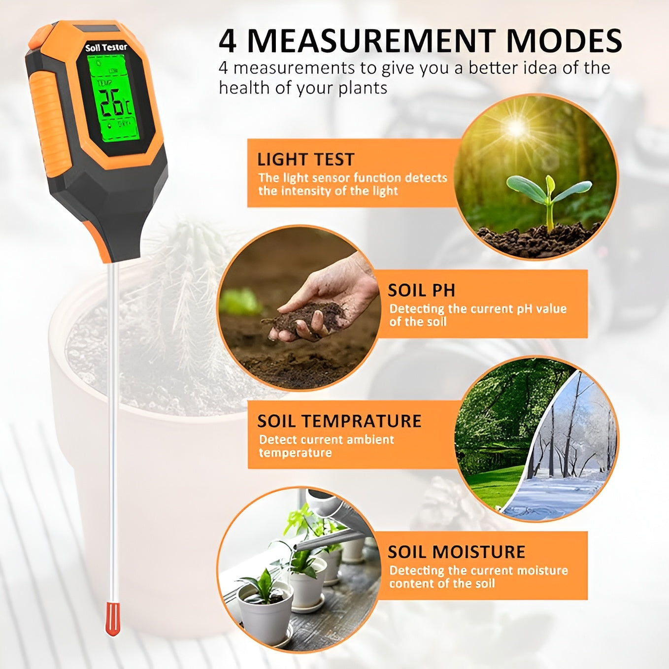 4-in-1 Soil Tester